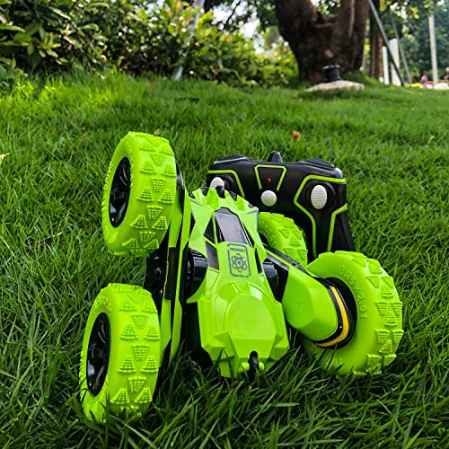 Threeking RC Cars Stunt car Remote Control Car Double Sided 360° Flips Rotating 4WD Outdoor Indoor car Toy Present Gift for Boys/Girls Ages 6+ Threeking RC Cars Stunt car Remote Control Car Double Sided 360° Flips Rotating 4WD Outdoor Indoor car Toy Present Gift for Boys/Girls Ages 6+
